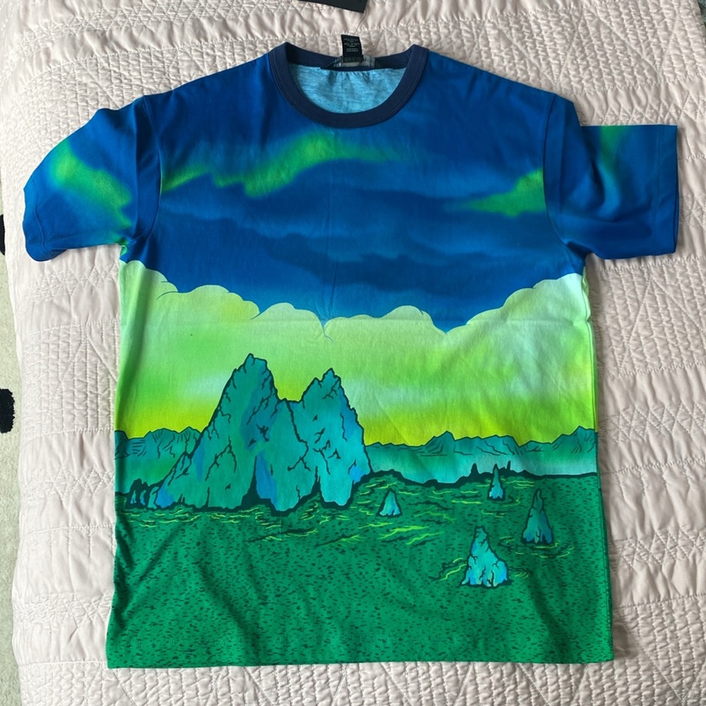 Marc By Marc Jacobs Mars Scape T-Shirt Nwt Sz Xs - image 2